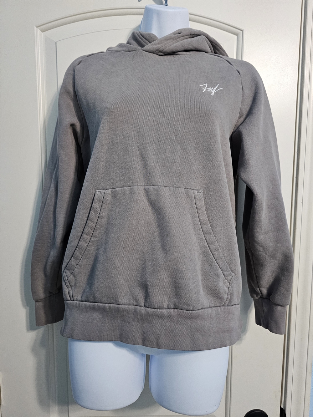 flag nor fail Women's Gray Pullover Hoodie Sweatshirt